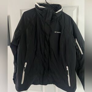 Columbia Black and White Outdoor Jacket